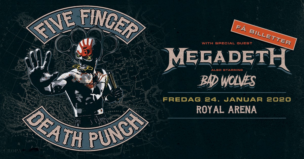 Five Finger death Punch & Megadeth (Royal Arena, København)