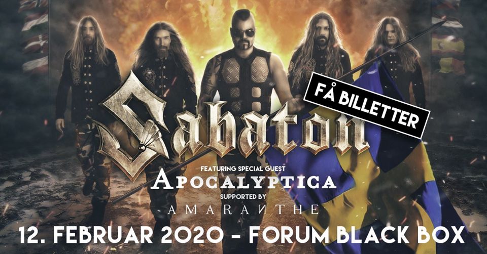 Sabaton & Apocalyptica (Forum, København)
